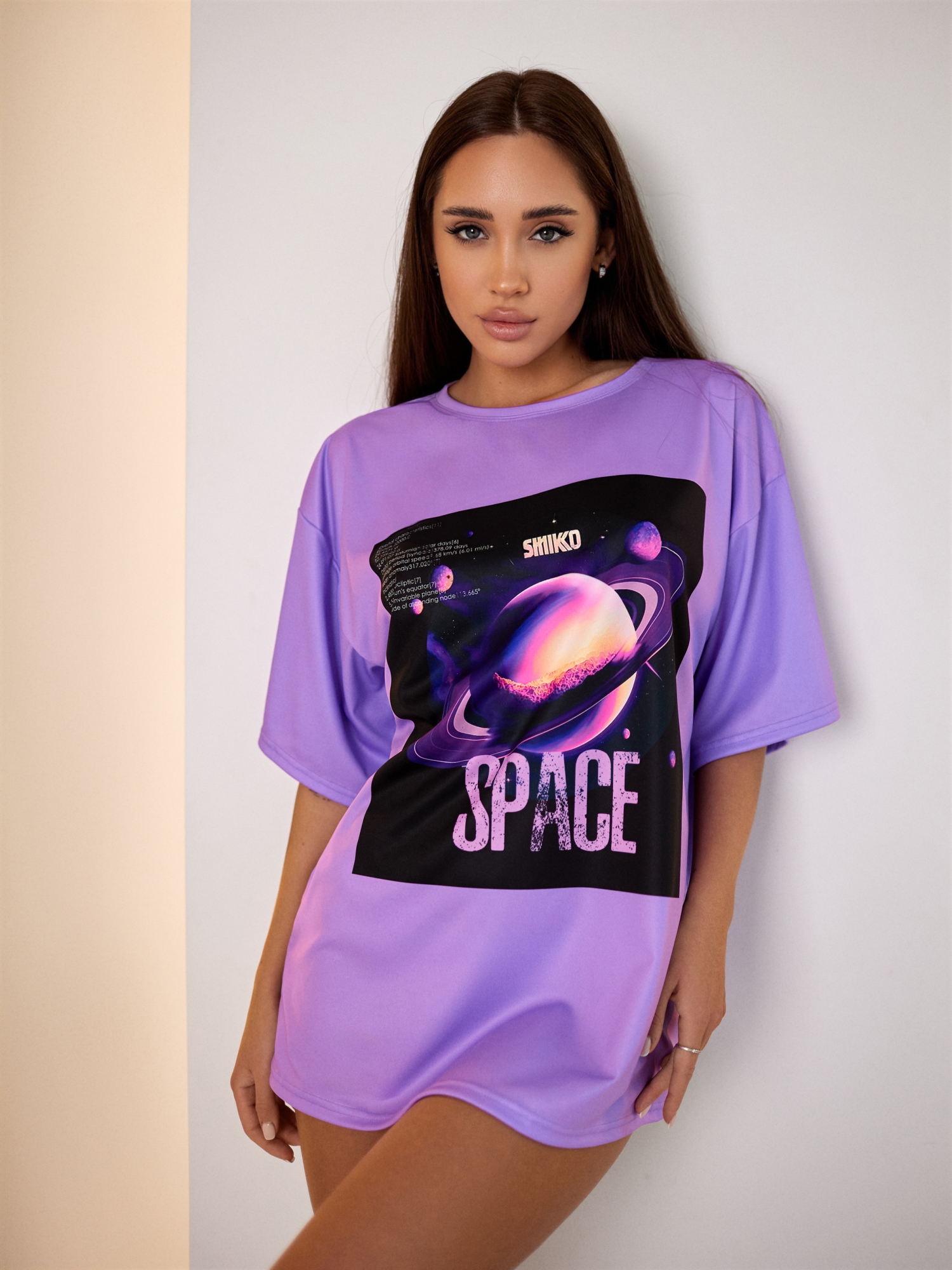 Bona Fashion: OVERSIZE T-shirt "Saturn" фото 2