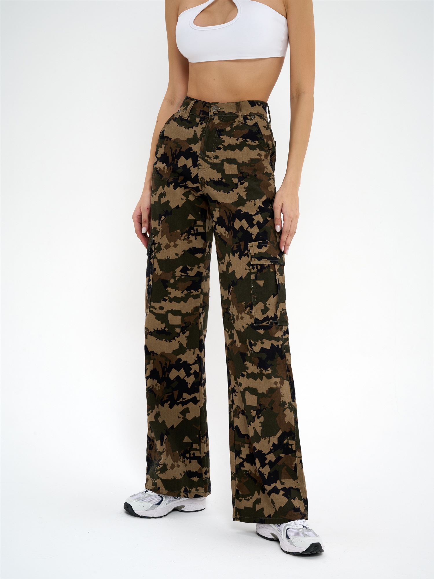 Bona Fashion: Cargo Pants "Military" фото 7