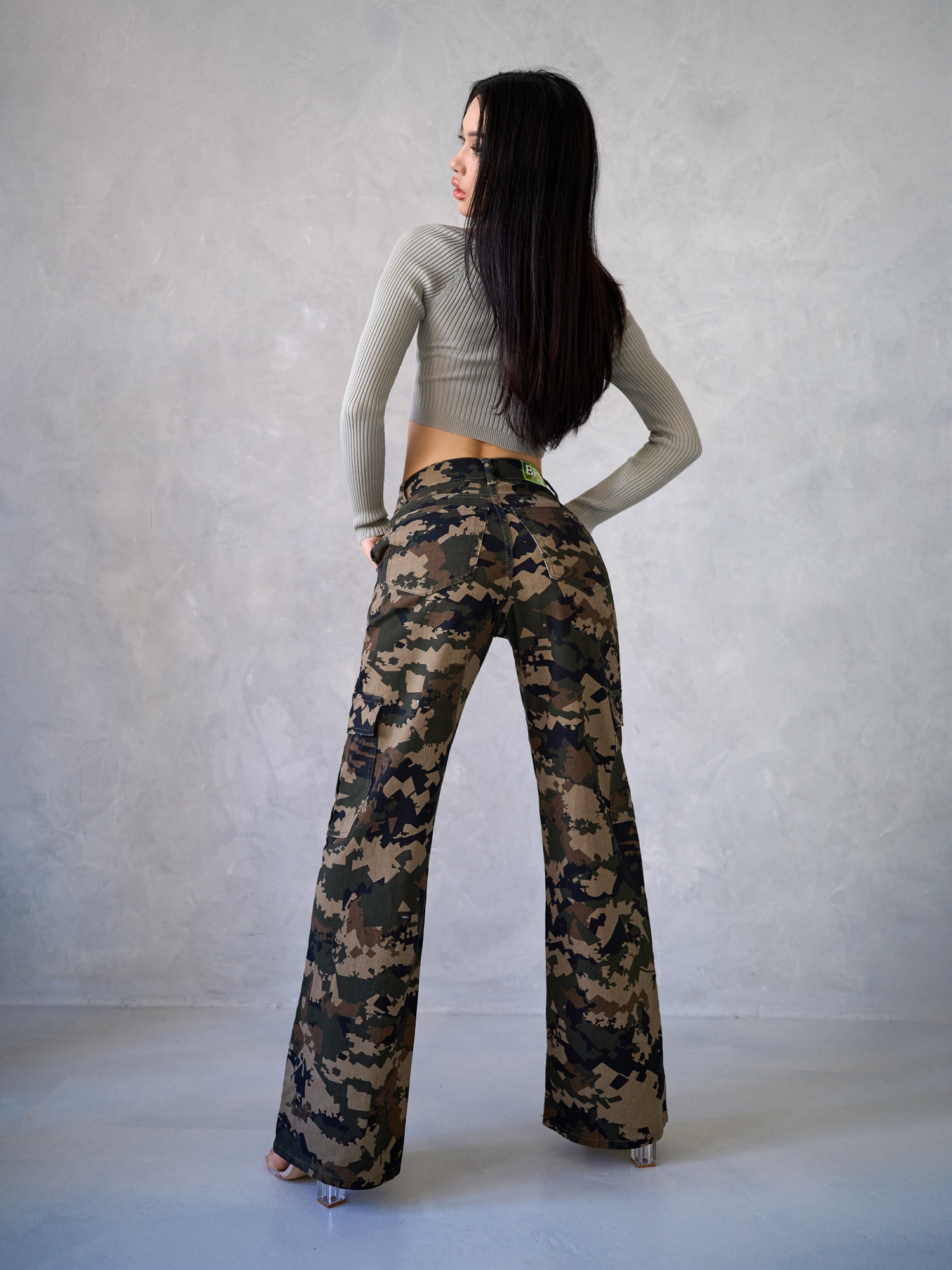 Bona Fashion: Cargo Pants "Military" фото 5