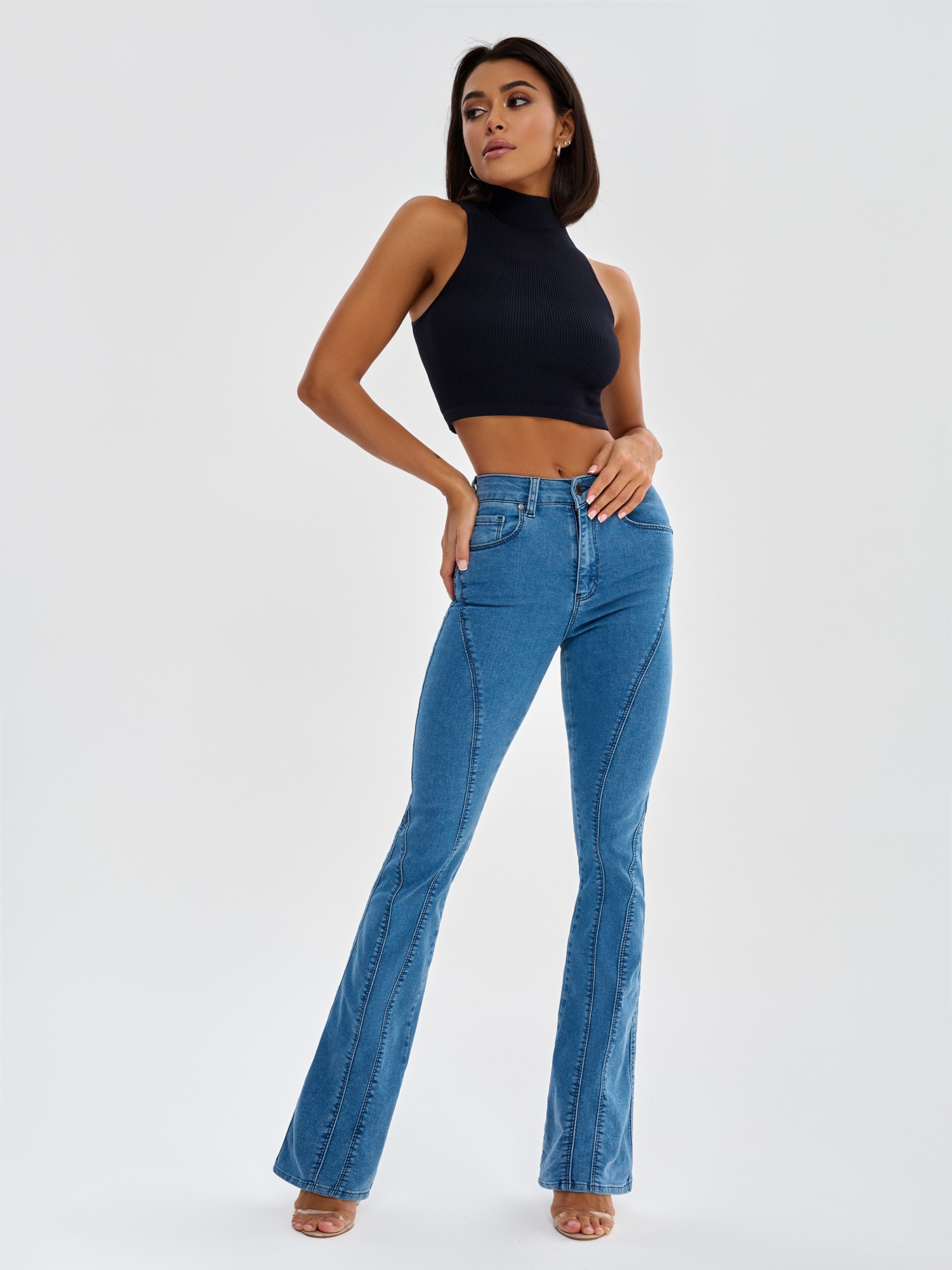 Bona Fashion: Jeans Booty Up "Light Blue" фото 15