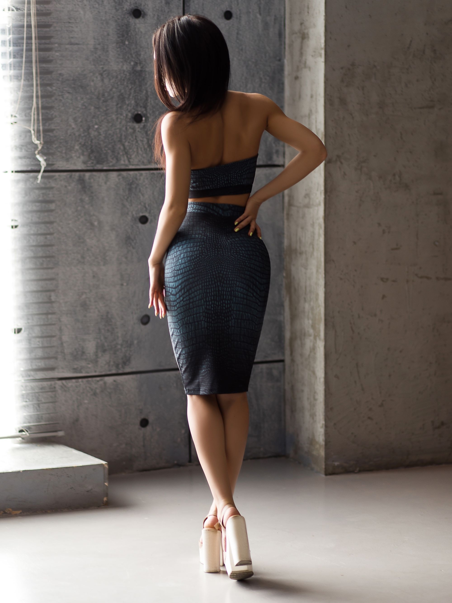 Bona Fide: Bastet Skirt "CrocoLux" фото 3