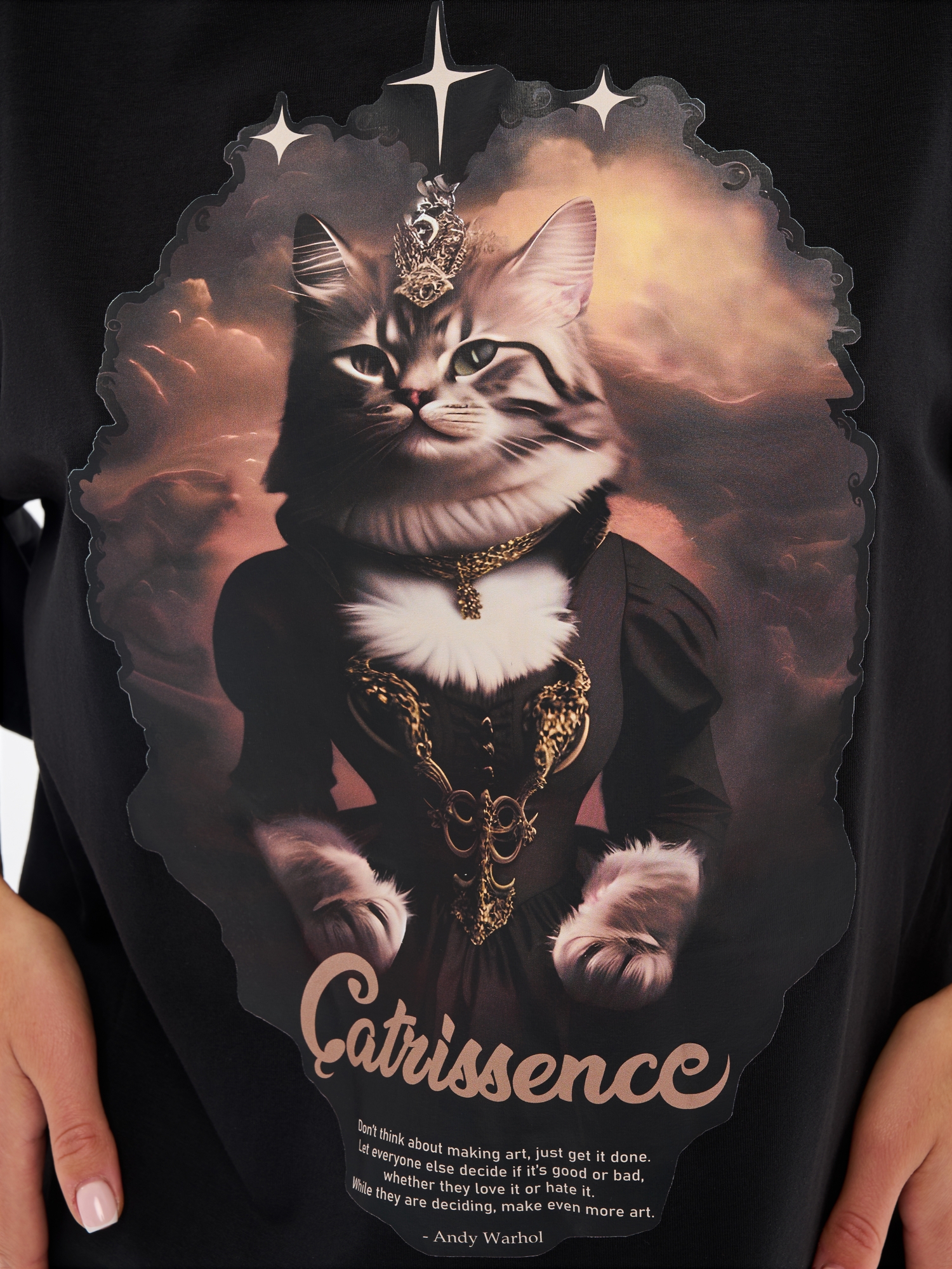 Bona Fashion: OVERSIZE T-shirt "Catrissence" фото 4