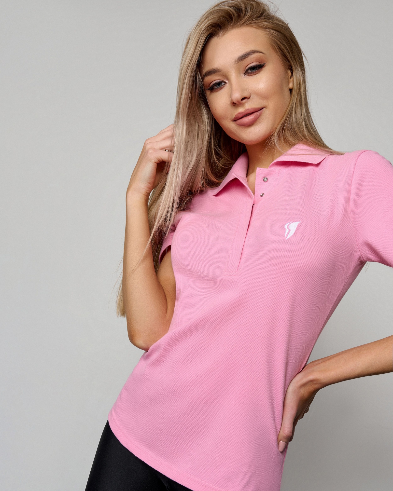 Bona Fide: T-Shirt Polo "Baby Pink" фото 5